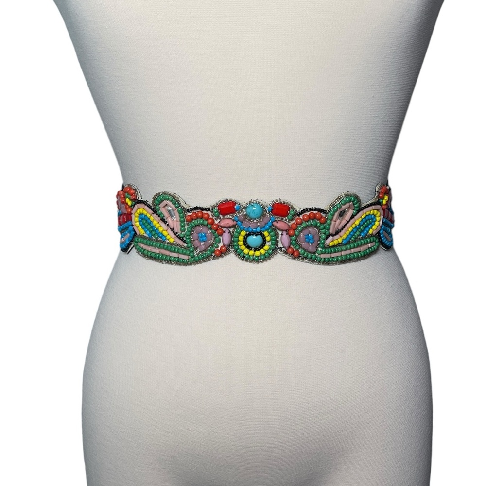 Colorful Beaded Belt